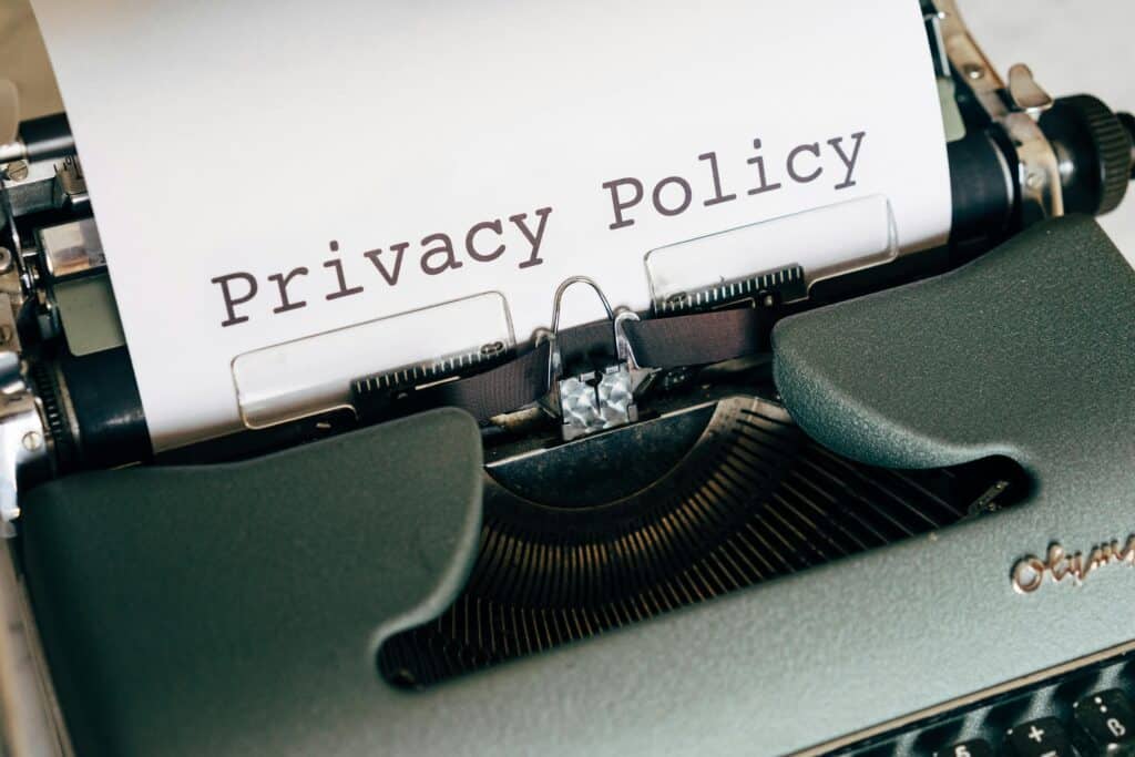 Privacy Policy page showcasing data protection and user privacy measures on Agriverses