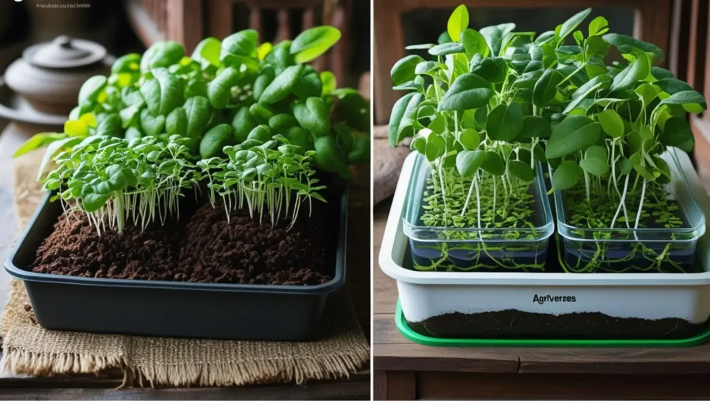 How to Start Indoor Farming Organically at Home in 2025 5 Soil-based vs organic hydroponic indoor farming comparison.